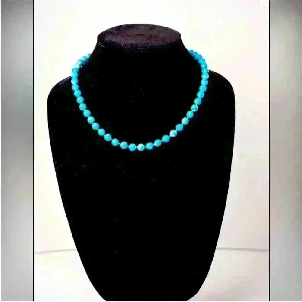 Cinderella inspired Vintage Howlite statement necklace Super Delicate - Picture 4 of 16